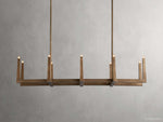 Emmet Antiqued Granular Linear Chandelier