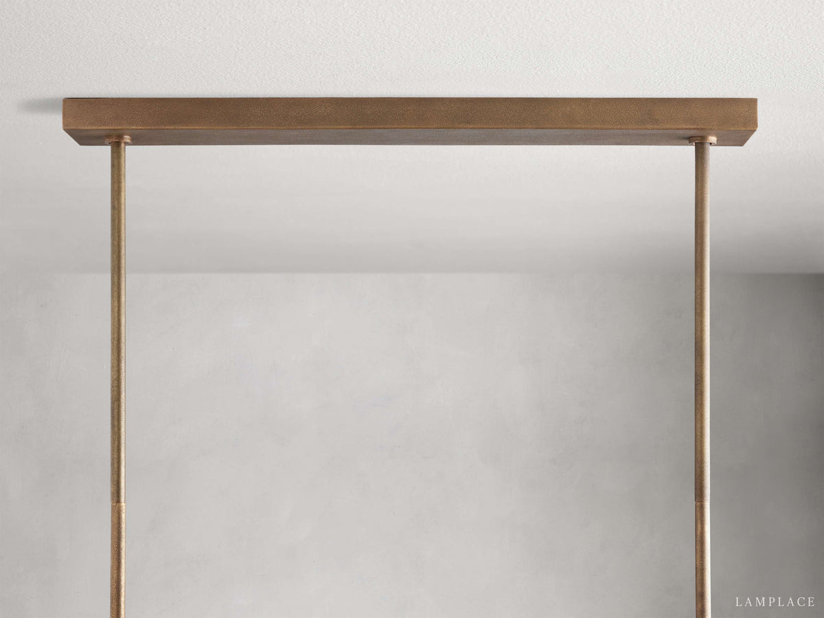 Emmet Geometric Frame Linear Chandelier