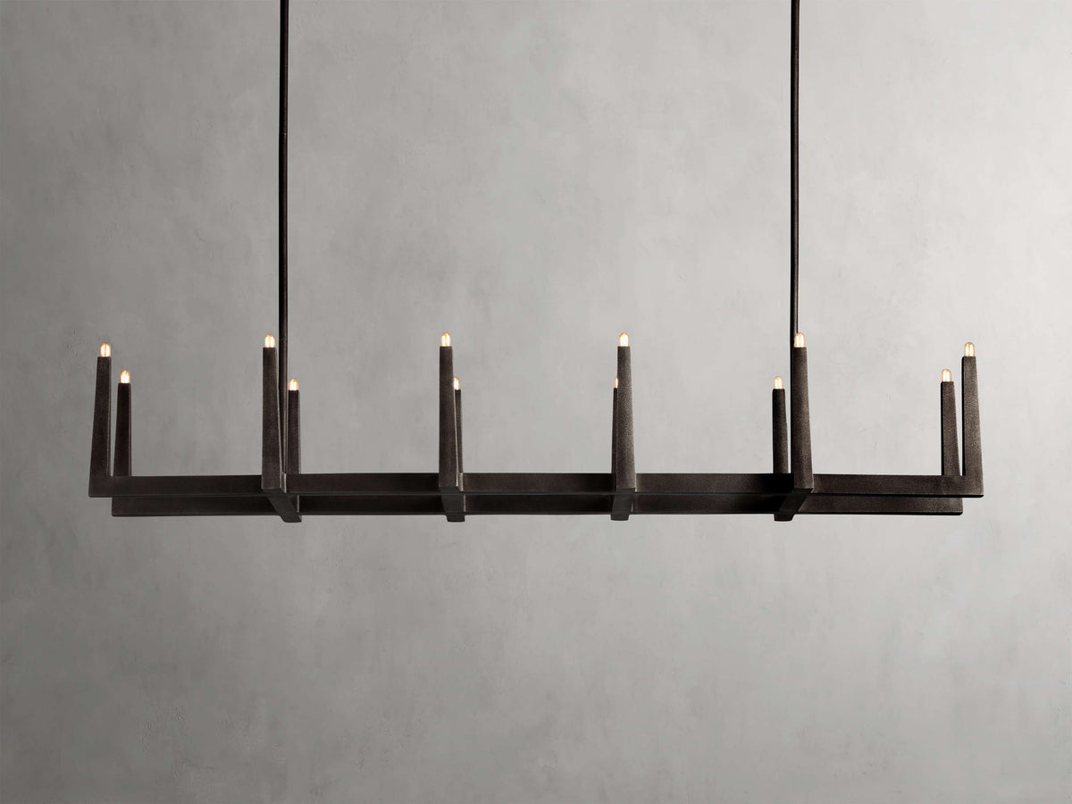Emmet Geometric Frame Linear Chandelier