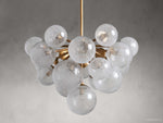 Mandoza Bubble Glass Round Chandelier