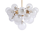 Mandoza Bubble Glass Round Chandelier