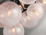 Mandoza Bubble Glass Round Chandelier