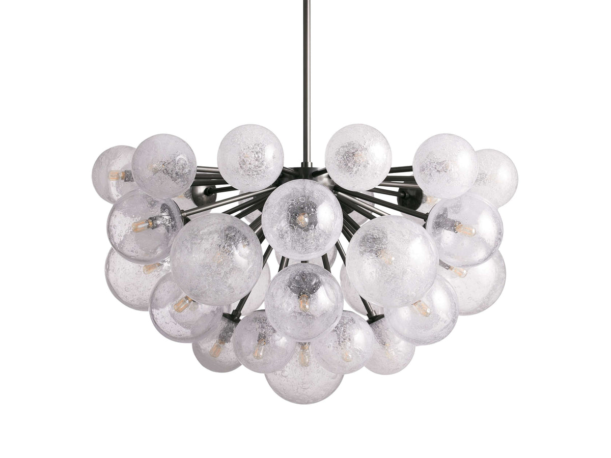 Mandoza Bubble Glass Round Chandelier