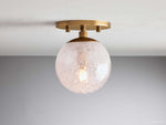 Mandoza Bubble Glass Wall Sconce