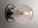 Mandoza Bubble Glass Wall Sconce