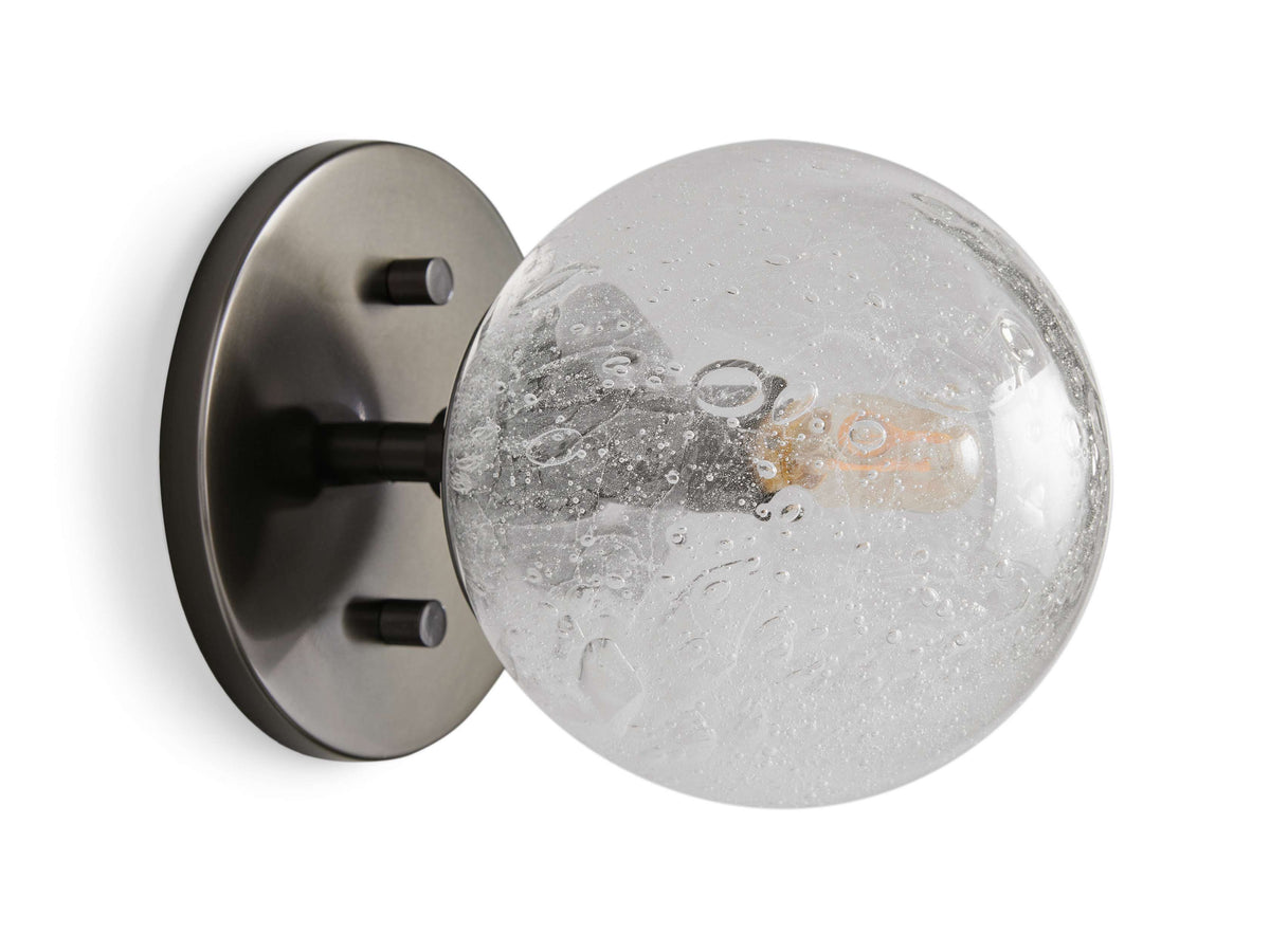 Mandoza Bubble Glass Wall Sconce