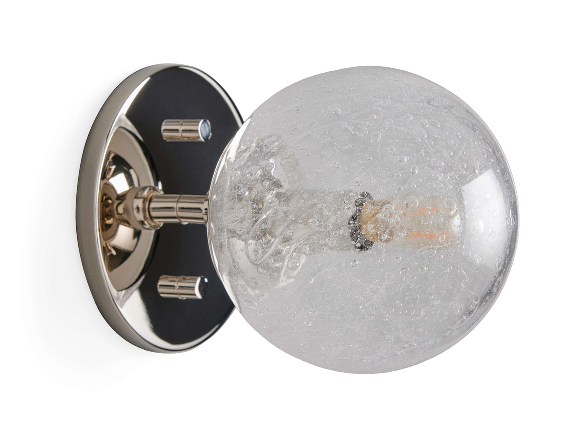 Mandoza Bubble Glass Wall Sconce
