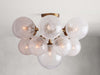 Mandoza Bubble Glass Flush Mount