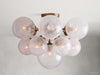 Mandoza Bubble Glass Flush Mount
