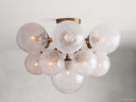 Mandoza Bubble Glass Flush Mount