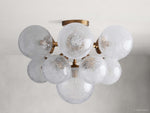 Mandoza Bubble Glass Flush Mount