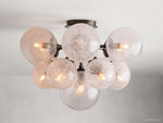 Mandoza Bubble Glass Flush Mount
