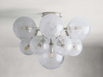 Mandoza Bubble Glass Flush Mount