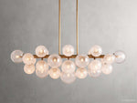 Mandoza Bubble Glass Linear Chandelier