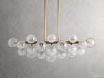 Mandoza Bubble Glass Linear Chandelier