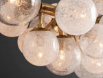Mandoza Bubble Glass Linear Chandelier