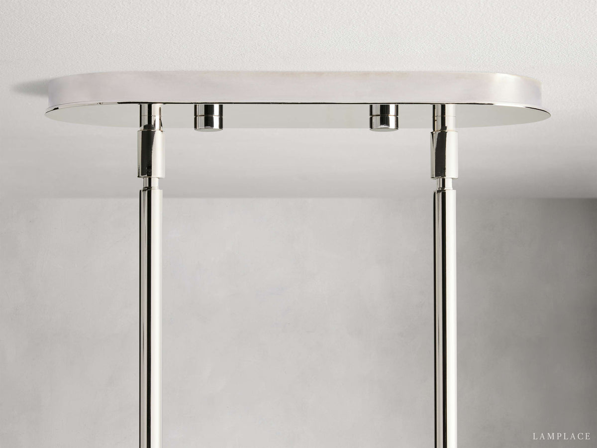 Mandoza Bubble Glass Linear Chandelier