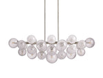 Mandoza Bubble Glass Linear Chandelier