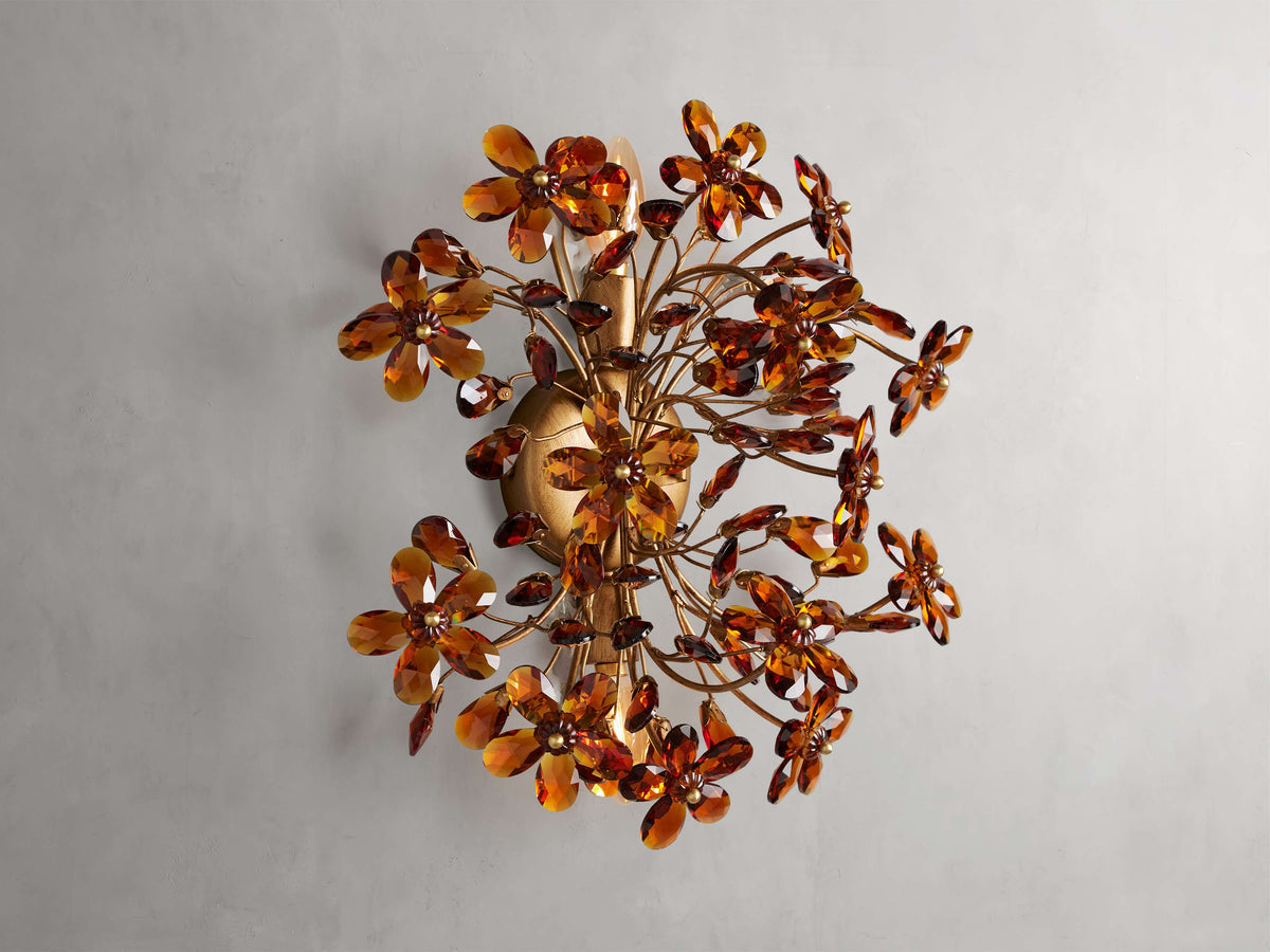 Fiore Sculpted Petals Wall Sconce