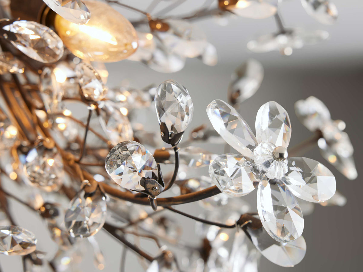 Fiore Sculpted Petals Flush Mount