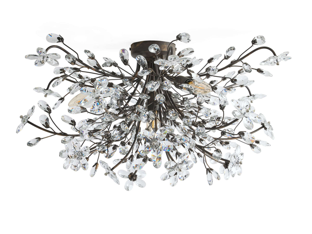 Fiore Sculpted Petals Flush Mount