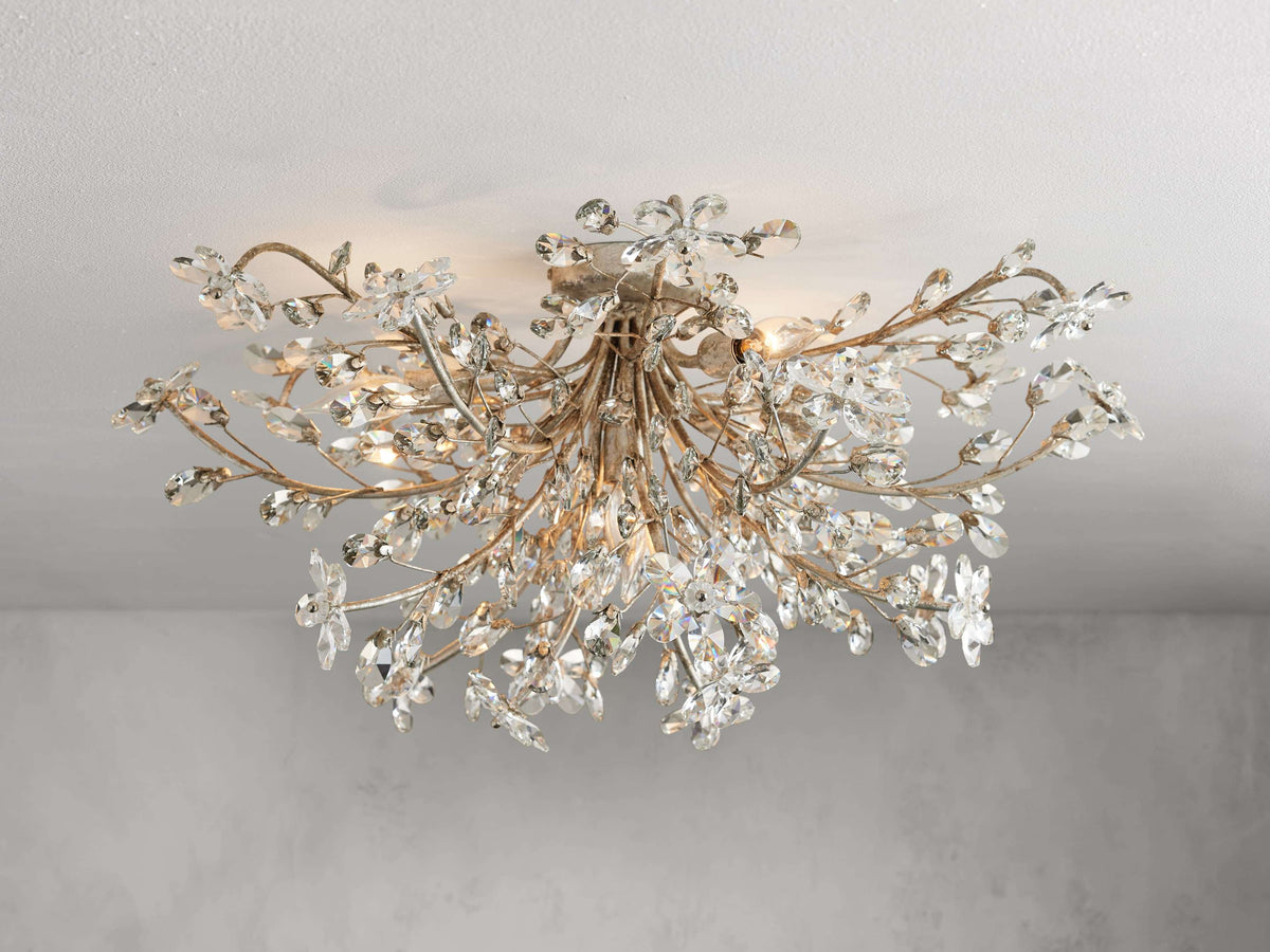 Fiore Sculpted Petals Flush Mount