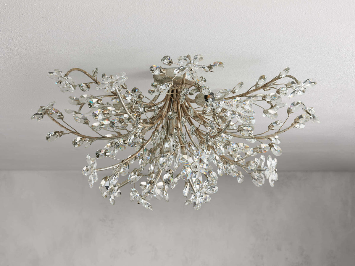 Fiore Sculpted Petals Flush Mount
