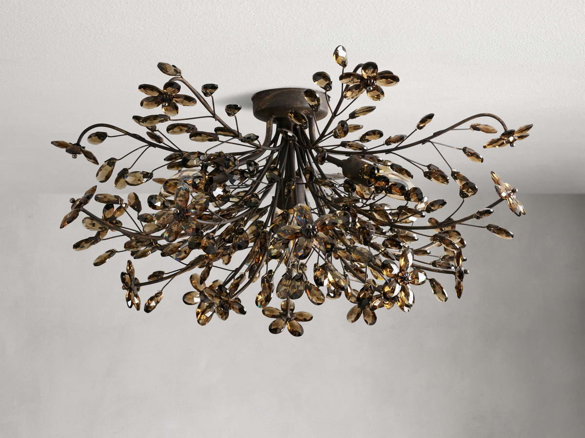 Fiore Sculpted Petals Flush Mount
