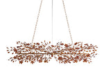 Fiore Sculpted Petals Linear Chandelier