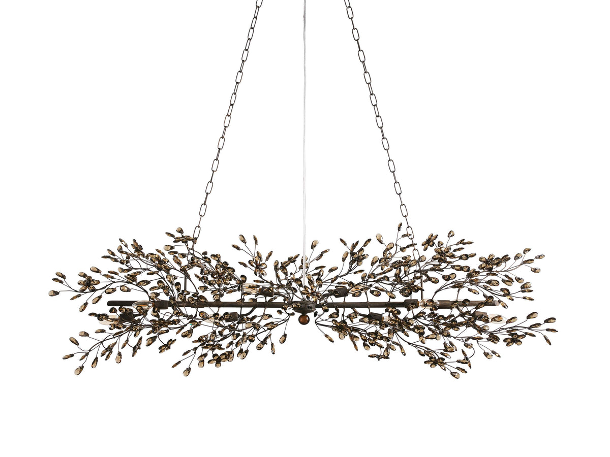 Fiore Sculpted Petals Linear Chandelier