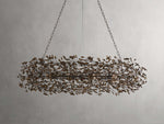 Fiore Sculpted Petals Oval Chandelier