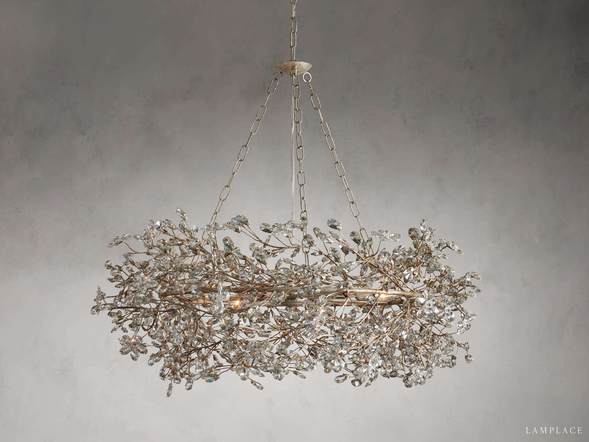 Fiore Delicate Flower Crown Chandelier