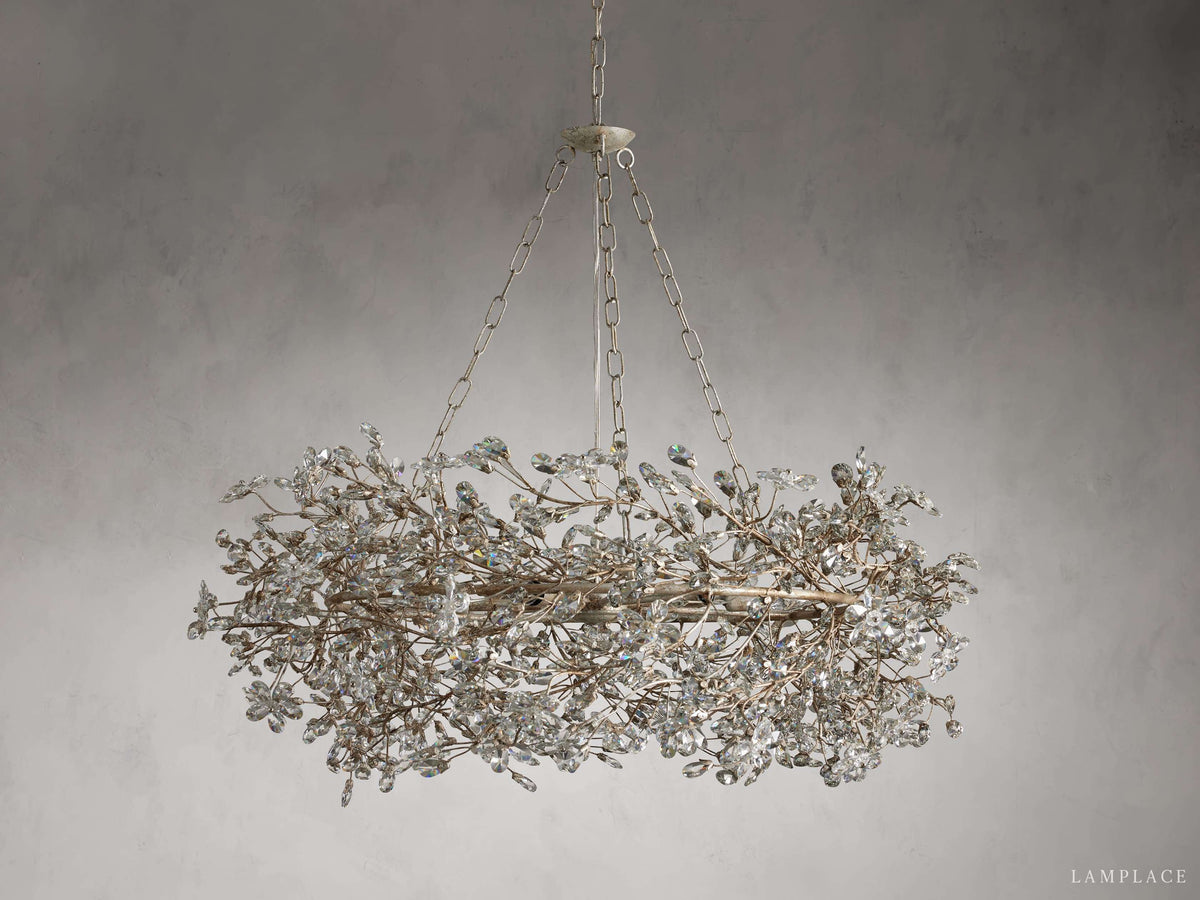 Fiore Delicate Flower Crown Chandelier