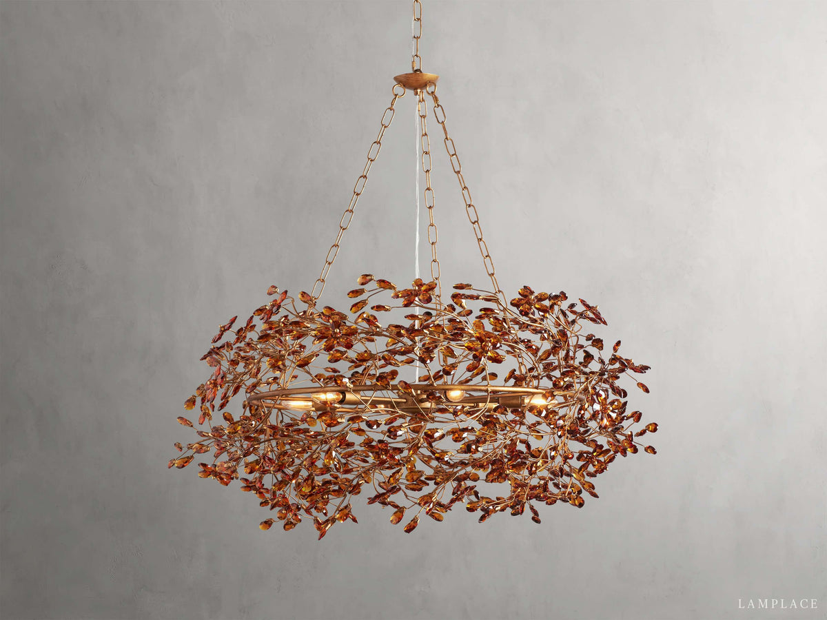 Fiore Delicate Flower Crown Chandelier