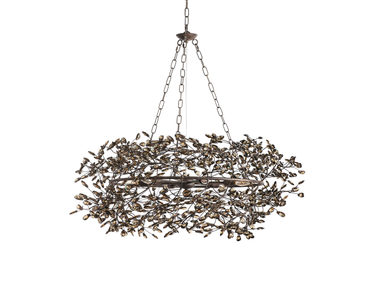 Fiore Sculpted Petals Crown Chandelier