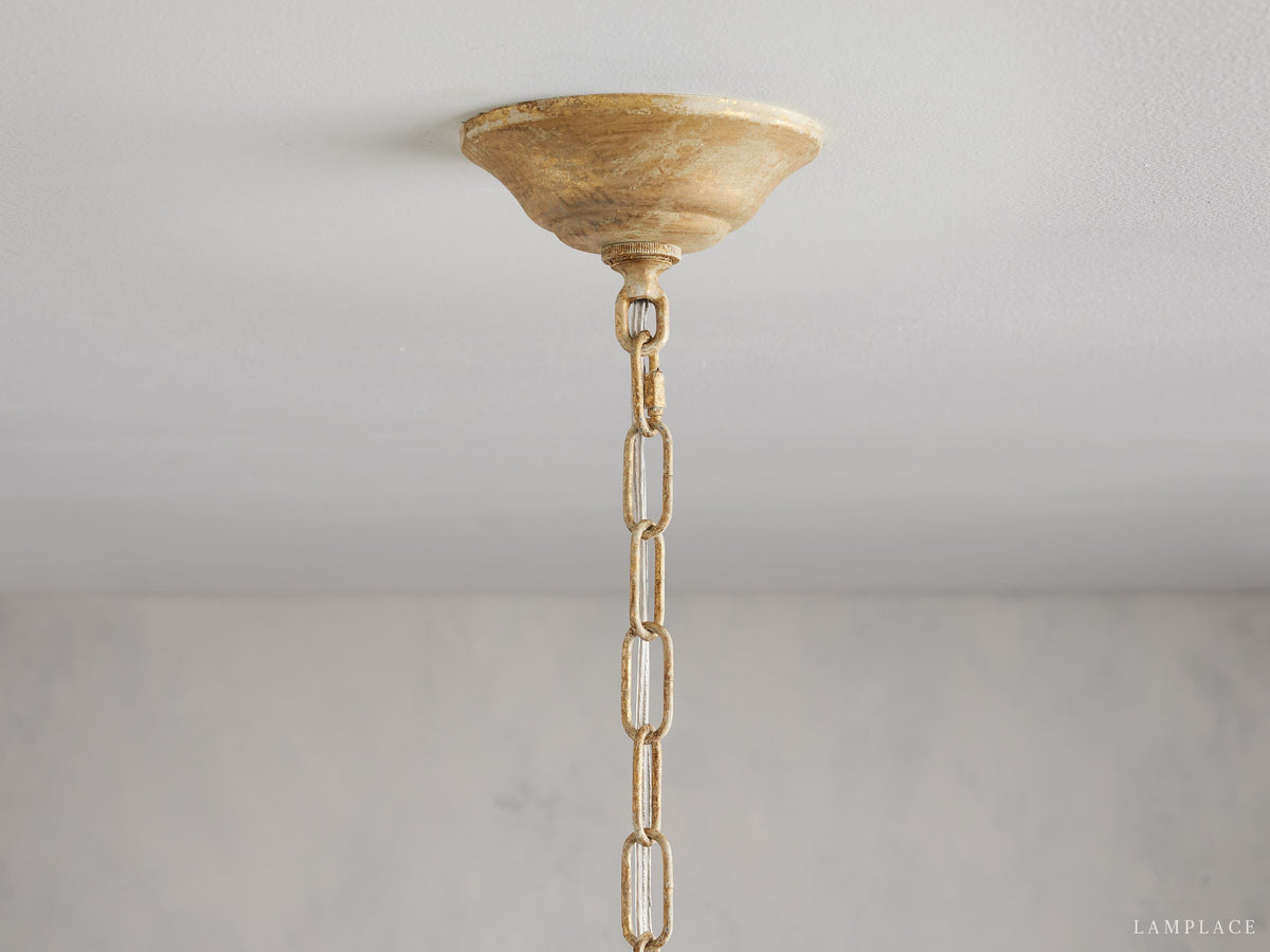 Fiore Sculpted Petals Round Chandelier