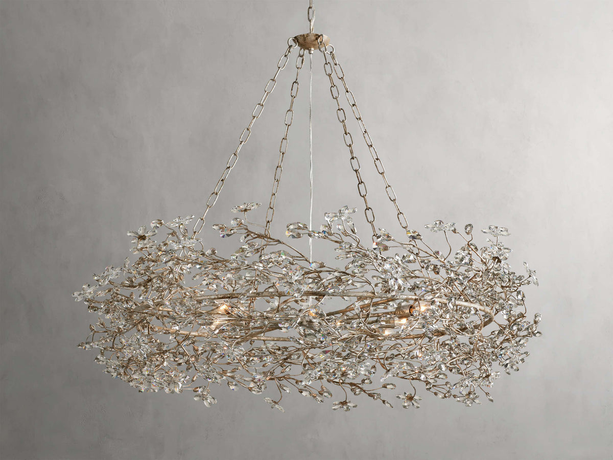 Fiore Delicate Flower Crown Chandelier