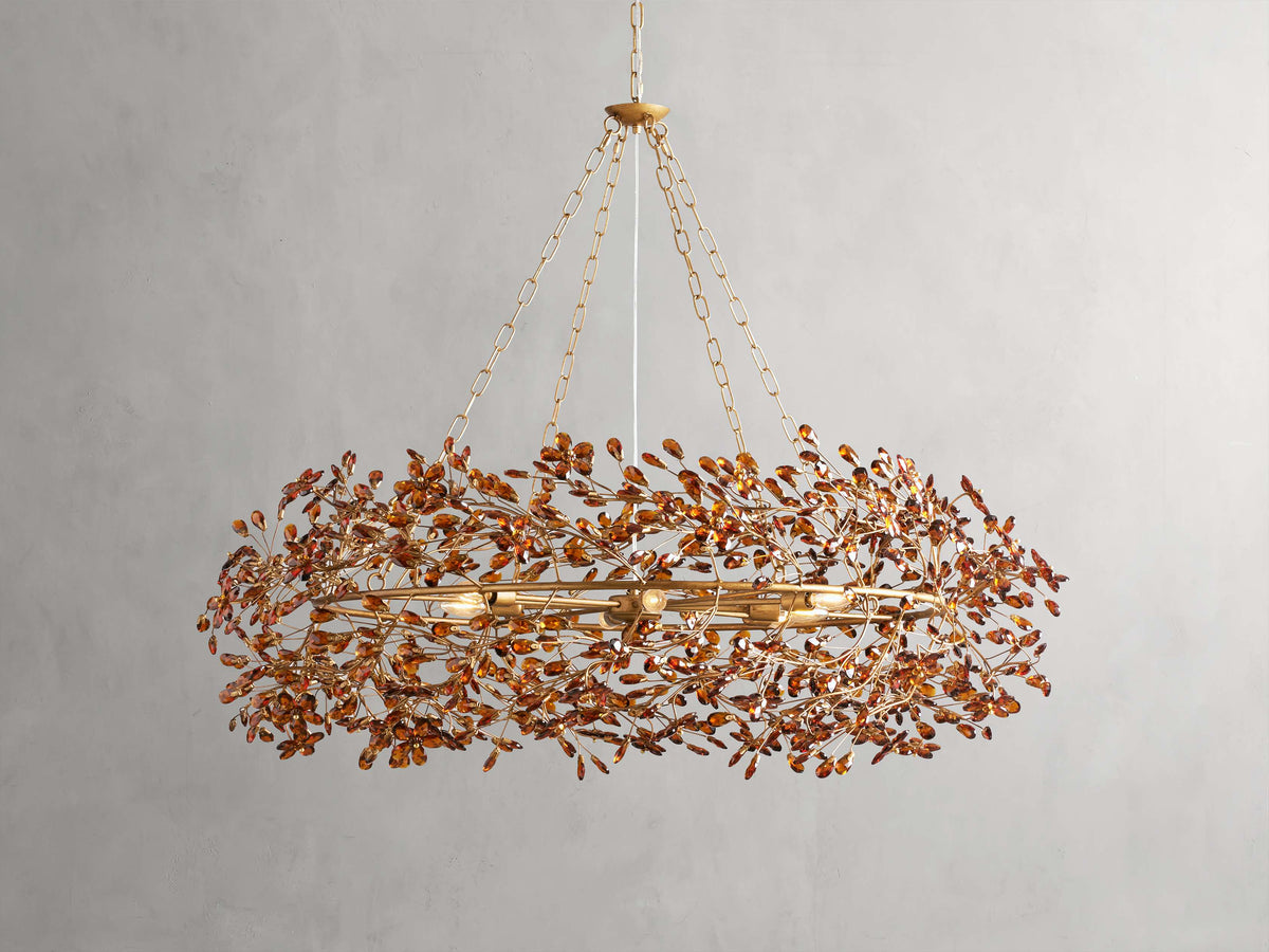 Fiore Sculpted Petals Crown Chandelier