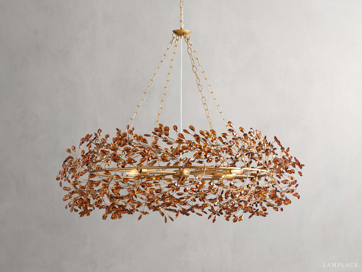 Fiore Delicate Flower Crown Chandelier