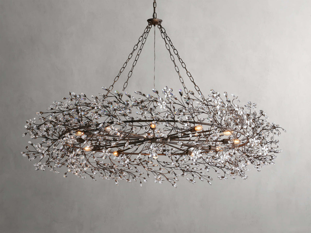Fiore Sculpted Petals Crown Chandelier