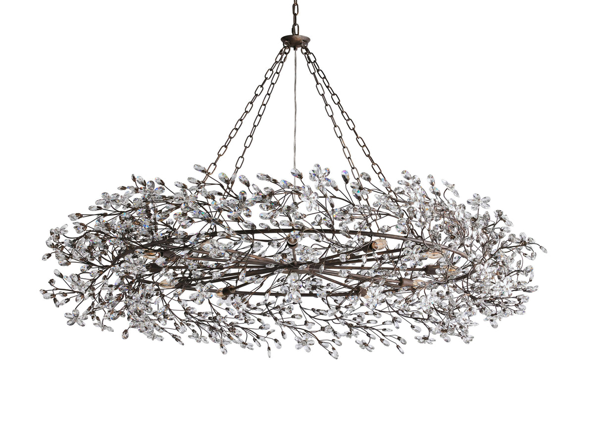Fiore Sculpted Petals Crown Chandelier