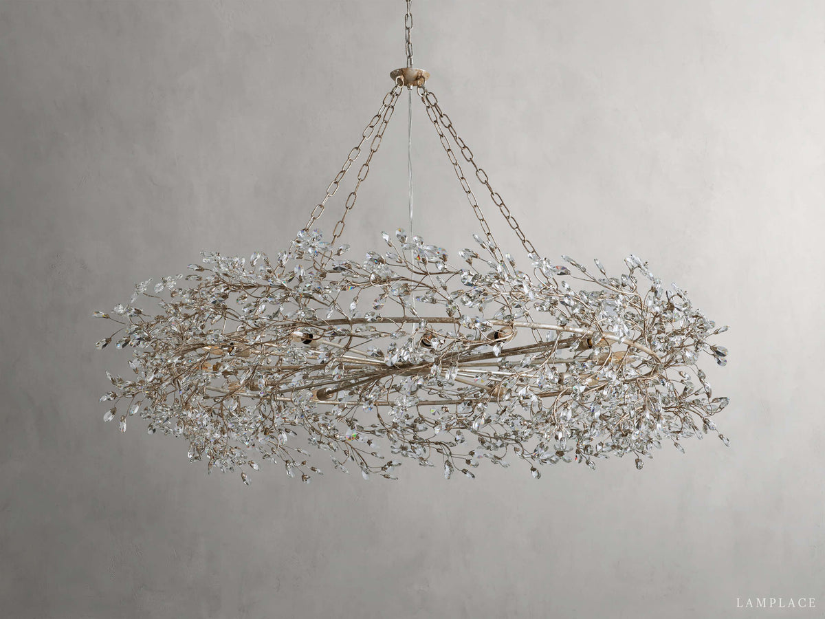 Fiore Sculpted Petals Crown Chandelier