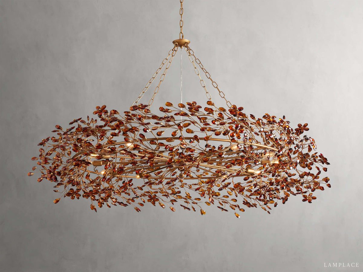 Fiore Delicate Flower Crown Chandelier