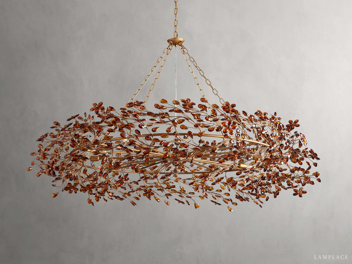 Fiore Delicate Flower Crown Chandelier