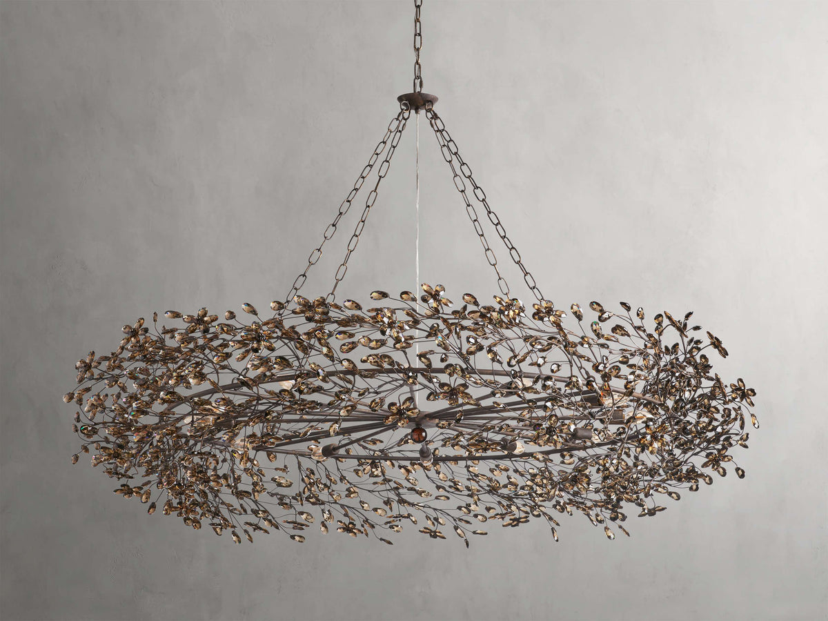 Fiore Delicate Flower Crown Chandelier
