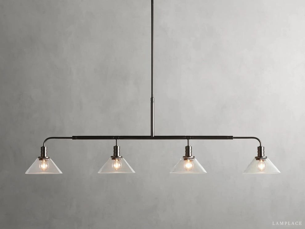 Theron Cone Cluster Linear Chandelier