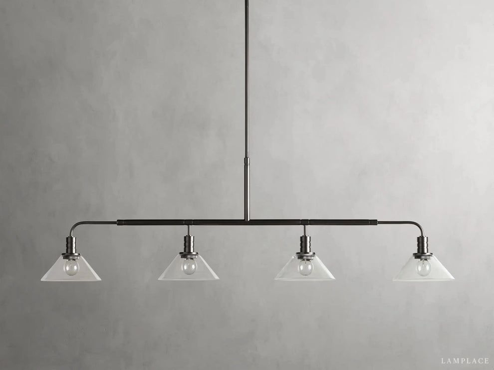 Theron Cone Cluster Linear Chandelier