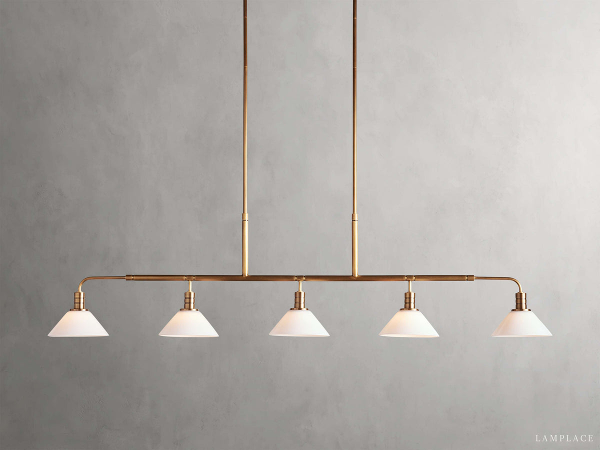 Theron Cone Cluster Linear Chandelier