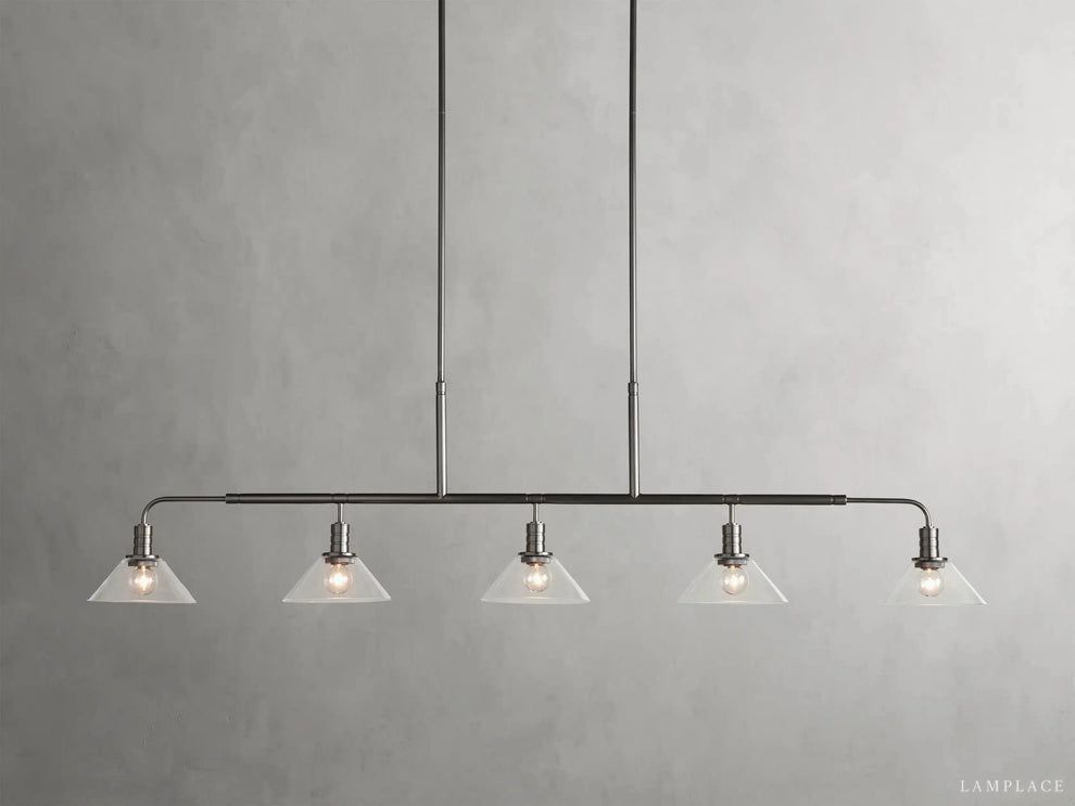 Theron Cone Cluster Linear Chandelier