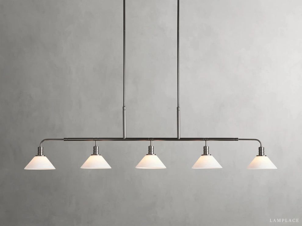 Theron Cone Cluster Linear Chandelier